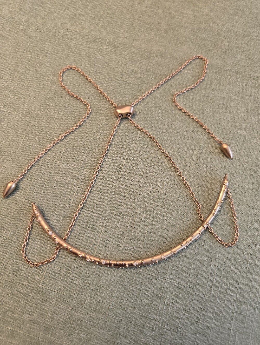Kendra Scott Amber Rose gold choker